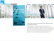 Tablet Screenshot of directedcapital.com